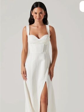 ASTR The Label Corset Midi Dress